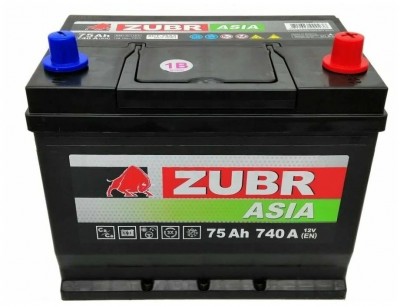 ����������� ZUBR Premium Asia 75Ah (740A) L+