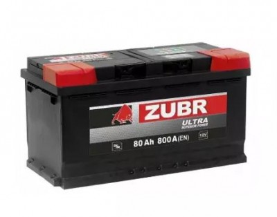 ����������� ZUBR Ultra 80Ah (800�) R+