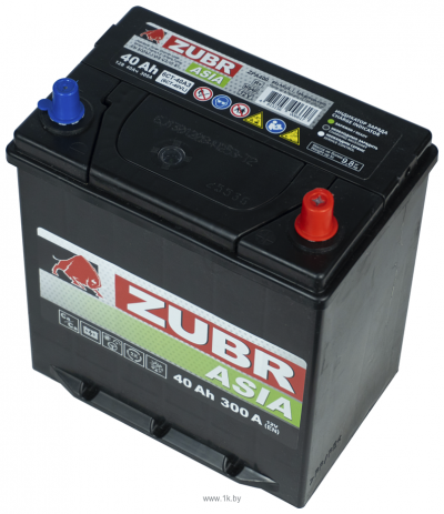  ZUBR Premium Asia 40Ah (300A) R+