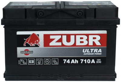 ����������� ZUBR Ultra 74Ah (710�) L+