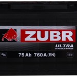 ����������� ZUBR Ultra 75Ah (760�)