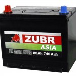 ����������� ZUBR Premium Asia 80Ah (740A)